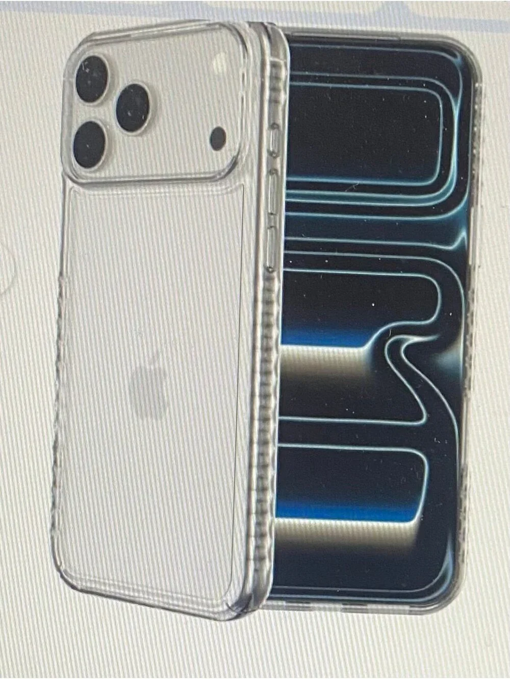 Onn Protective Gel Case for iPhone 17 Pro Clear